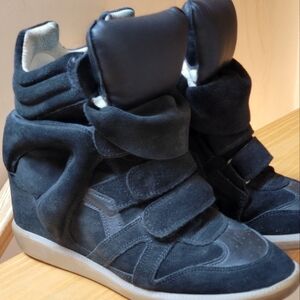 💕ISABEL MARANT BEKETT HIDDEN WEDGE SNEAKERS SIZE 38 MADE IN PORTUGAL